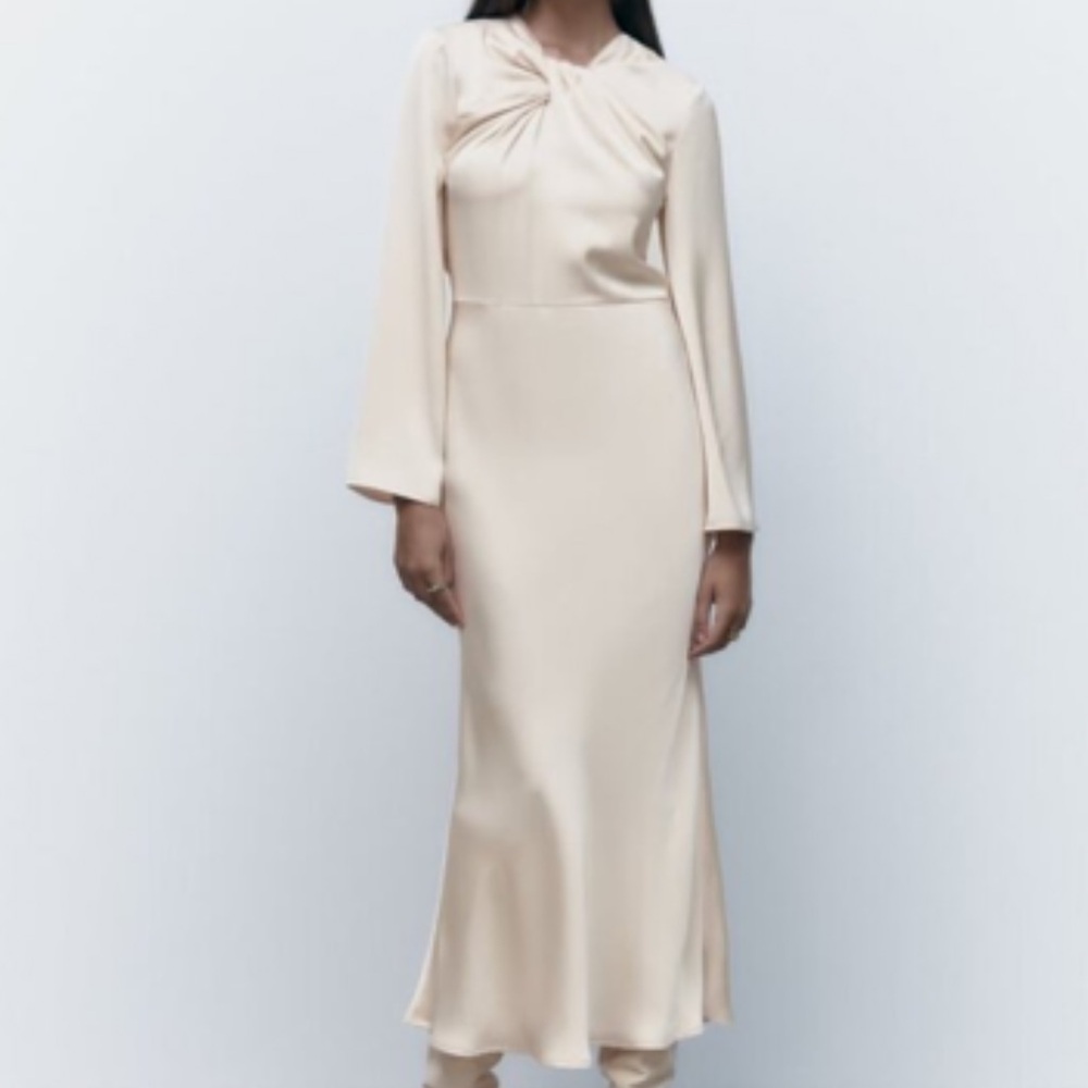 Zara Cream Maxi Dress